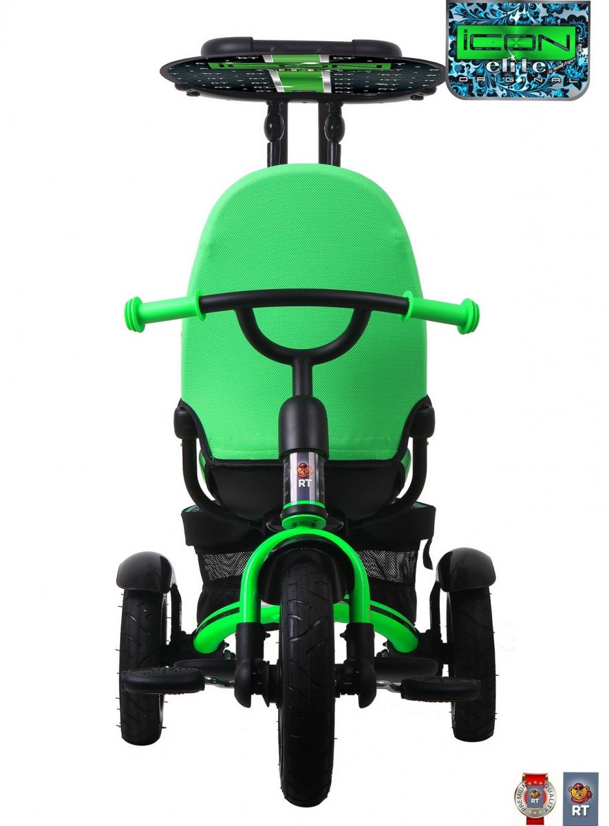 Детский трёхколёсный велосипед с надувными колесами премиум класса Lexus trike original RT ICON elite by Natali Prigaro Emerald