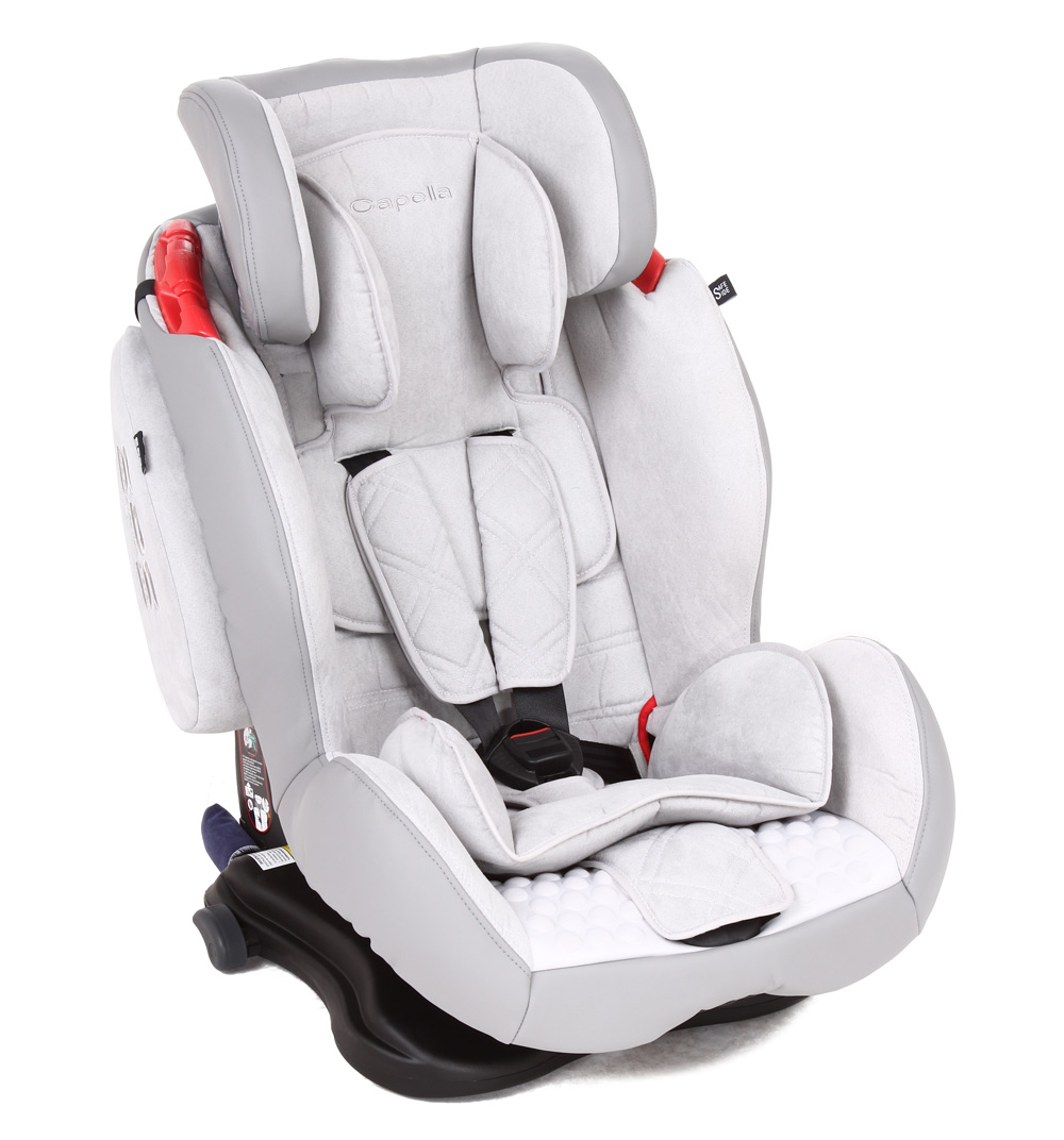 Детское автокресло Capella ISOFIX SPS, группа 1-2-3, цвет СВЕТЛО-СЕРЫЙ, купить детское автокресло, детские автокресла группа 1,2,3 , куплю детское автокресло, автокресла детские 9-36 кг