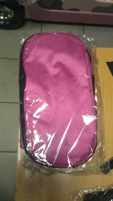 Термосумка для детской коляски, сумка-холодильник, cooler bag, thermo bag, цвет РОЗОВЫЙ, фирма Ecobaby