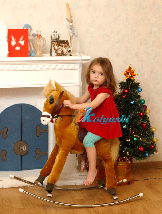 Детская лошадка-качалка, с гипоаллергенным мехом, металлическая качалка, озвученная, на батарейках, Любимка, купить лошадку качалку, детская лошадка качалка, лошадка качалка купить, детские лошадки качалки фото, лошадка качалка купить, лошадка качал