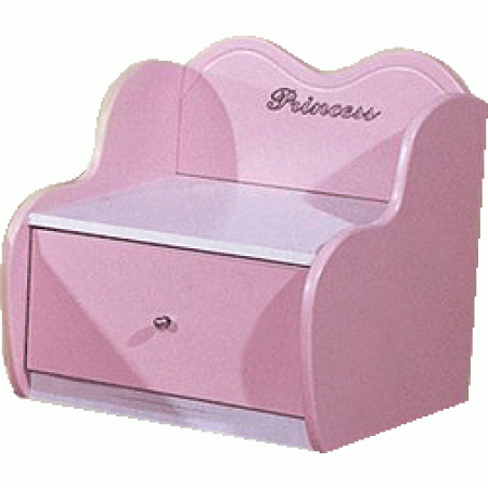 Прикроватная тумбочка, серия Любимая Принцесса, материал МДФ, Lotus Car Bed