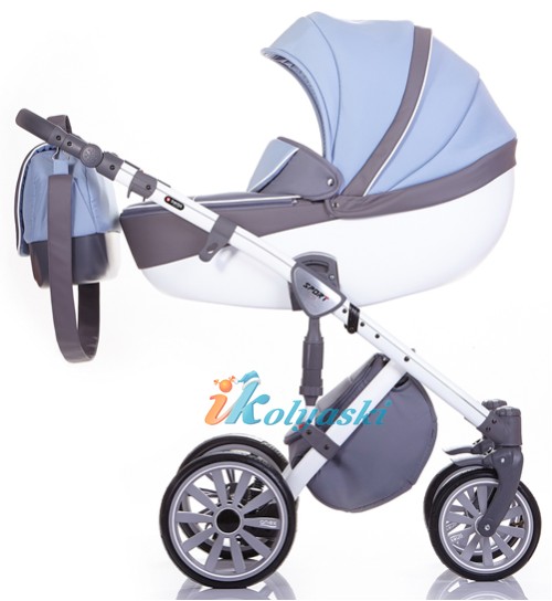 Anex Sport. Детская коляска для новорожденных, на поворотных колесах, 2 в 1 Anex Sport - Анекс Спорт.