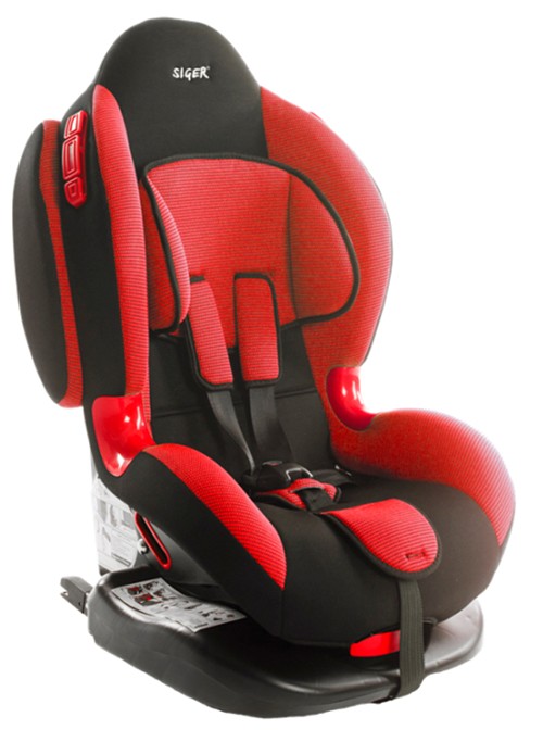 Автокресло IsoFix Siger Кокон группа 1,2 для детей весом от 9 до 25 кг возрастом от 1 до 7 лет.