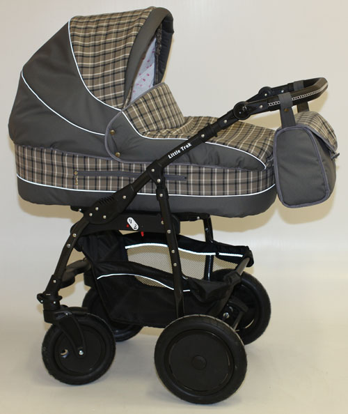 Коляска для новорожденных Little Trek LUXE, люлька коллекция РЕГУЛЯРНАЯ, шасси NEO ALU, коляска на передних поворотных колесах, коляски для новорожденных, коляска люлька, коляска спальная, купить коляску для новорожденного