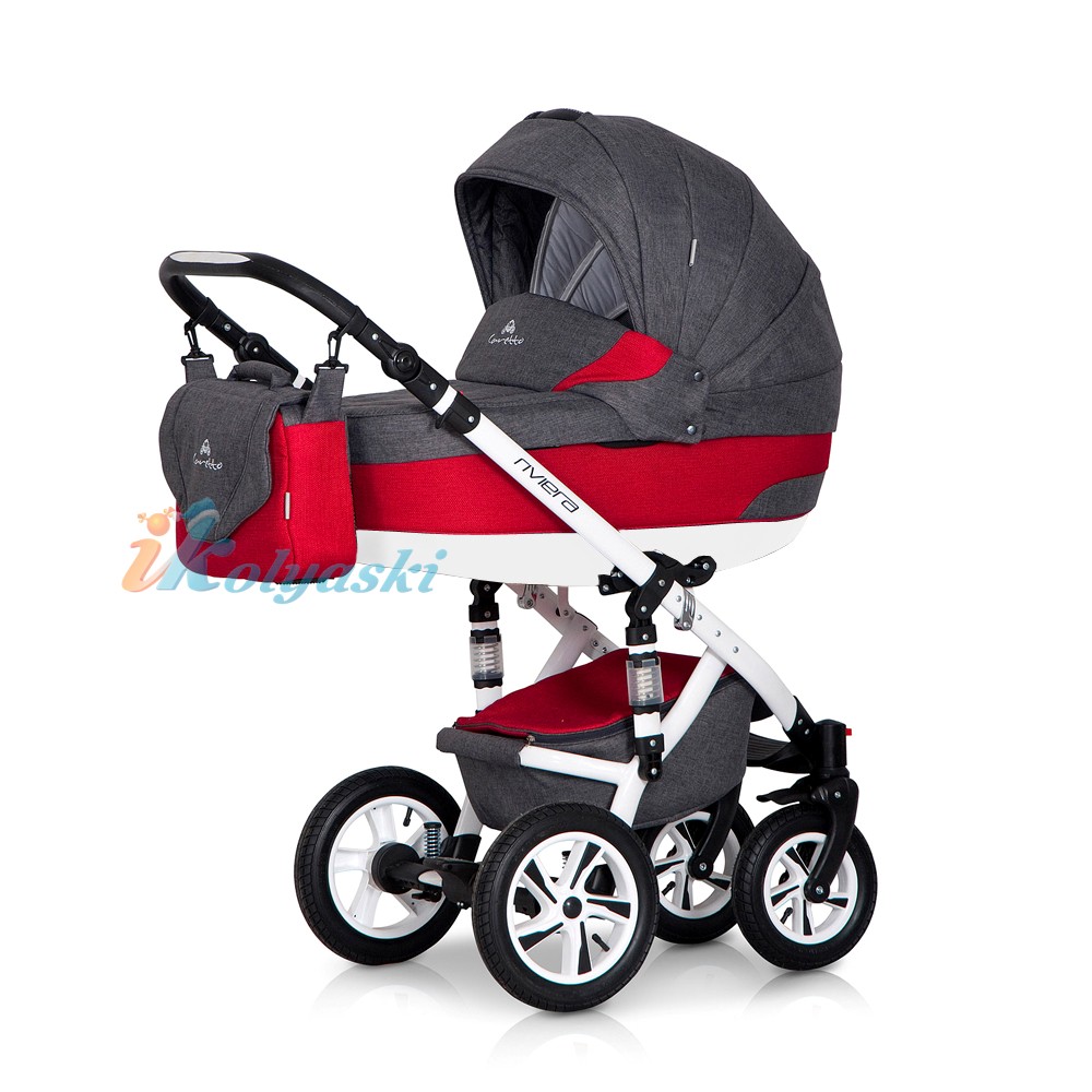 Детская модульная коляска для новорожденных Caretto Riviera 2 в 1. Детская модульная коляска для новорожденных Caretto Riviera 2 в 1, детские коляски, коляски для новорожденных, лучшие коляски для новорожденных, модульные коляски для новорожденных, купить коляску 2 в 1, коляска 2 в 1 купить, коляска на поворотных колесах, надежная коляска 2 в 1, коляски 2018. Цвет 01