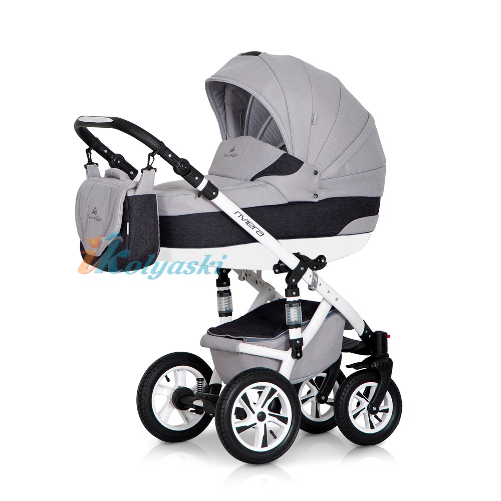 Детская модульная коляска для новорожденных Caretto Riviera 2 в 1. Детская модульная коляска для новорожденных Caretto Riviera 2 в 1, детские коляски, коляски для новорожденных, лучшие коляски для новорожденных, модульные коляски для новорожденных, купить коляску 2 в 1, коляска 2 в 1 купить, коляска на поворотных колесах, надежная коляска 2 в 1, коляски 2018. Цвет 02