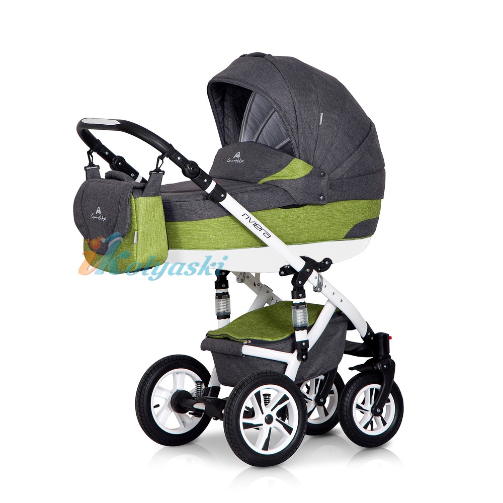 Детская модульная коляска для новорожденных Caretto Riviera 2 в 1. Детская модульная коляска для новорожденных Caretto Riviera 2 в 1, детские коляски, коляски для новорожденных, лучшие коляски для новорожденных, модульные коляски для новорожденных, купить коляску 2 в 1, коляска 2 в 1 купить, коляска на поворотных колесах, надежная коляска 2 в 1, коляски 2018. Цвет 06