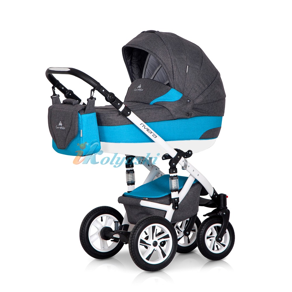 Детская модульная коляска для новорожденных Caretto Riviera 2 в 1. Детская модульная коляска для новорожденных Caretto Riviera 2 в 1, детские коляски, коляски для новорожденных, лучшие коляски для новорожденных, модульные коляски для новорожденных, купить коляску 2 в 1, коляска 2 в 1 купить, коляска на поворотных колесах, надежная коляска 2 в 1, коляски 2018. Цвет 08