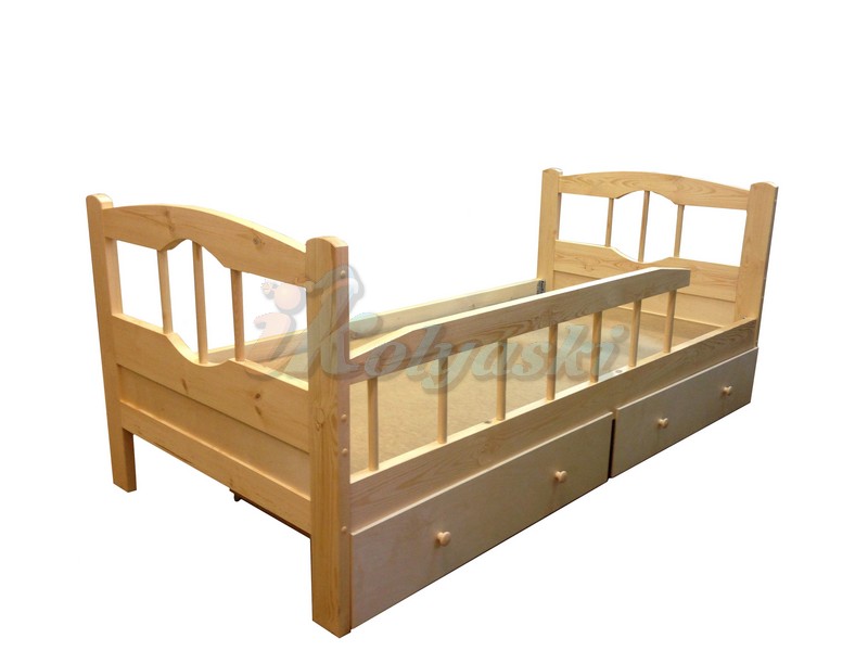 Детская кровать с бортиком Ника, кровать от 2 лет, от 3 лет, детские кровати из натурального дерева, детские кровати с бортиками, детская кровать с бортиком купить, куплю детскую кровать с бортиком, лучшие детские кровати,  детские кровати массив, деревянные детские кровати