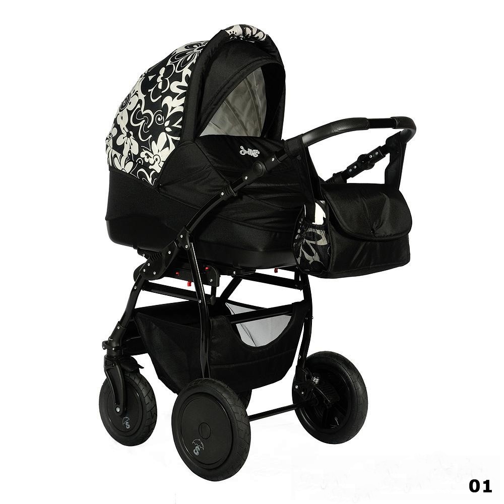 Детская универсальная коляска Slaro Indigo Color, 2 в 1,  коляска для новорожденных, люлька из непромокаемой плащевки, коляска на передних поворотных колесах на 360º, колеса надувные, производство Польша, коляски для новорожденных, новинки