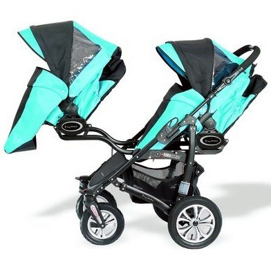 Детская коляска для двойни, коляска для новорожденных, 2 в 1,  коляска для двойни с прогулочными блоками, коляска для близнецов, коляска для двойняшек, Babyactive Twinny, Бэйбиэктив Твинни, куплю коляску для двойни