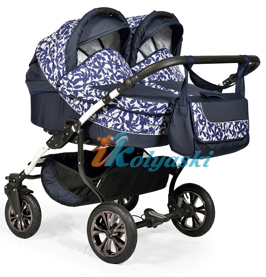 Детская коляска для двойни, коляска для новорожденных, Slaro Charlotte Duo, Сларо Шарлот Дуо, коляска для двойни 2 в 1, купить коляску для двойни, коляска для близнецов, коляска для двойняшек, европейские коляски для двойни, коляски для двойни