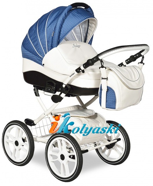 Детская универсальная коляска Slaro Indigo 17 S Plus 14 дюймов - Сларо Индиго , 2 в 1, коляска для новорожденных на классической раме с надувными колесами 14 дюймов или 40 см, люлька из эко-кожи, производство Польша.  Цвет S38
