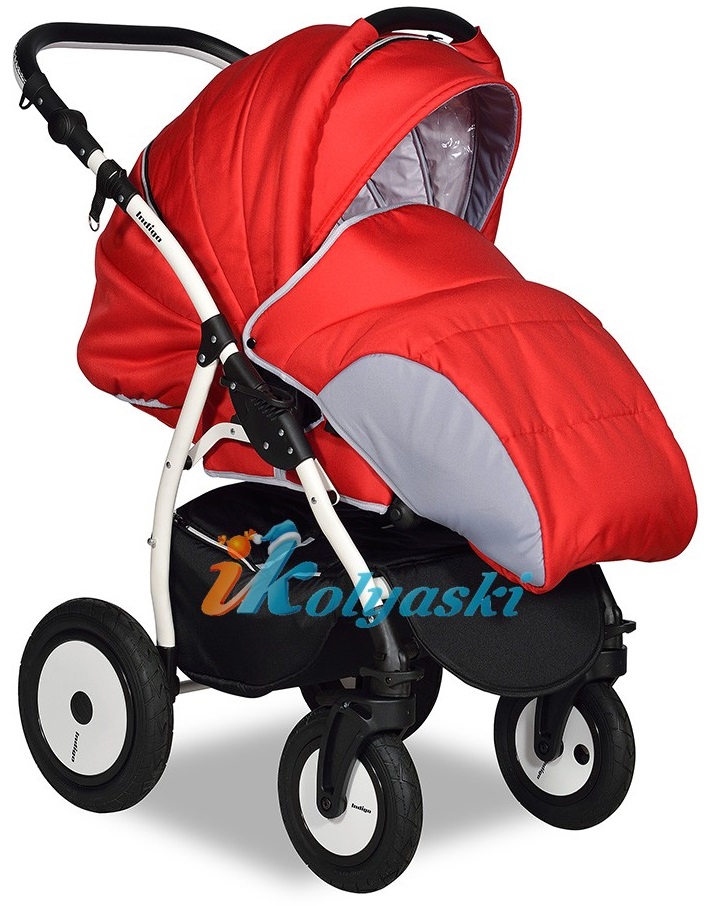Детская коляска для новорожденных 3 в 1 на поворотных колесах Slaro Indigo F - Сларо Индиго, коляска с автокреслом, цвет 38