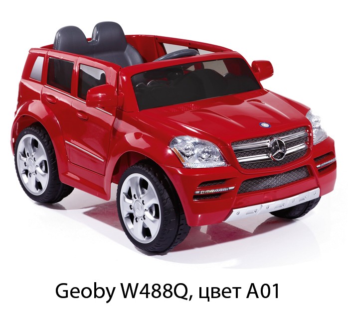 Geoby W488Q Электромобиль детский на пульте Mercedes Benz, цвет А01 красный, детские электромобили с пультом, детский электромобиль мерседес, детские электромобили интернет магазин, детский электромобиль купить