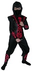 Детский карнавальный костюм Ермака Мортал Комбат, костюм Красного Ниндзя Эрмака с огнем на доспехах - персонажа компьютерной игры 