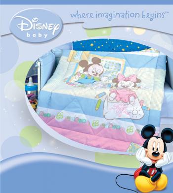 Одеяло летнее детское,  Тоддлер, от 3 до 5 лет, детское одеяло в клетку Микки Маус  Дисней, 100% хлопок, бязь,   детское летнее одеяло, размеры 140х105 см.  Детские летние одеяла с рисунками персонажей мультфильмов Disney любую кровать превращают в сказку. 