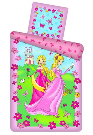 детское постельное белье Непоседа - Волшебный замок с принцессами, размер полуторный, 100% хлопок, бязь