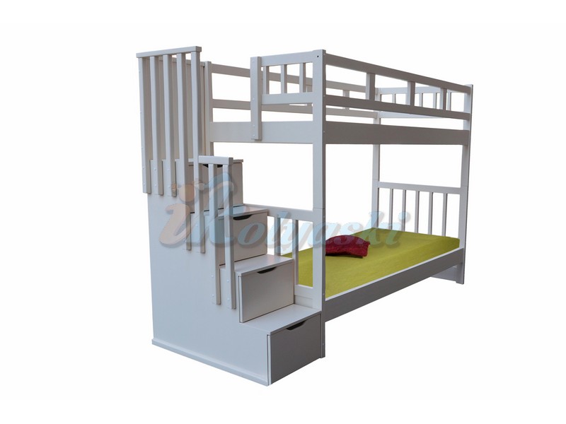  Детская двухъярусная кровать АРТЕК с лестницей с выдвижными ящиками - местами для хранения, подростковая двухъярусная кровать, двухъярусная кровать для взрослых, кровать двухъярусная из натурального дерева, ВМК-Шале, Россия, размеры и цвета разные.    Детская двухъярусная кровать АРТЕК, подростковая двухъярусная кровать, двухъярусная кровать для взрослых, кровать двухъярусная из натурального дерева, двухъярусная детская кровать, двухъярусная детская кровать купить