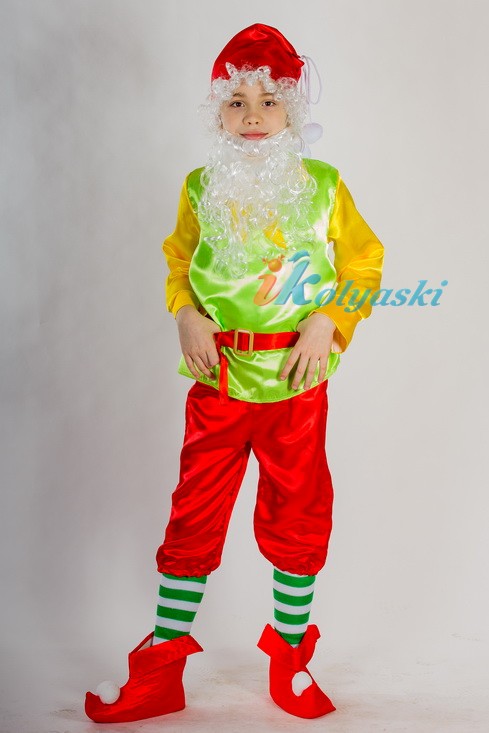 Детский карнавальный костюм Гнома, купить костюм Гнома, костюм гнома купить, костюм гнома для мальчика, костюм гнома своими руками, детские карнавальные костюмы, новогодние костюмы,  Белоснежка и семь гномов, 7 гномов, костюм гномика купить, куплю ко