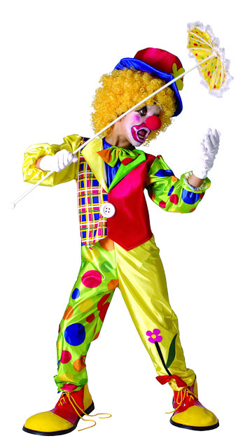 Детский карнавальный костюм Клоуна на 7-10 лет, рост 120-130 см. артикул Е93156, фирма Snowmen