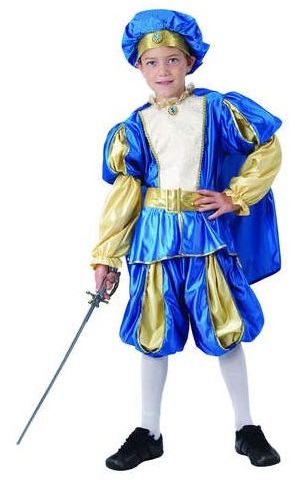 Костюм Принца, детский карнавальный  костюм Принца, артикул Е93165, фирма Snowmen, детский карнавальный костюм, костюм Пажа, костюм Виконта, костюм придворного, костюм придворного из королевской свиты, костюм вельможи