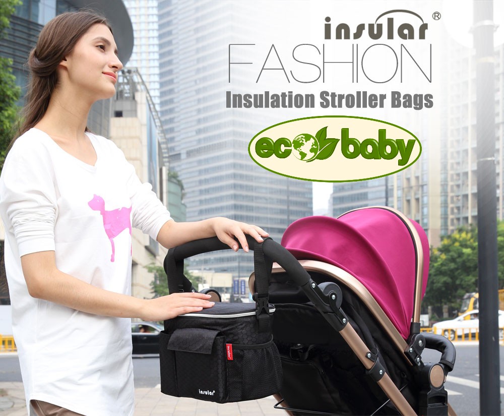 Термо сумка для детской коляски, сумка для мамы на коляску Ecobaby, модель Insular, артикул ЕС-002, цвет Gray - Серый. Термо сумка для детской коляски, сумка для мамы на коляску Ecobaby, модель Insular, артикул ЕС-002, купить термо сумку на коляску, термосумка на коляску, купить термосумку на коляску, сумка холодильник.