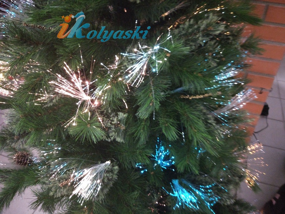 Новогодняя елка с фиброоптическим световолокном, елка-световод Паризьен
