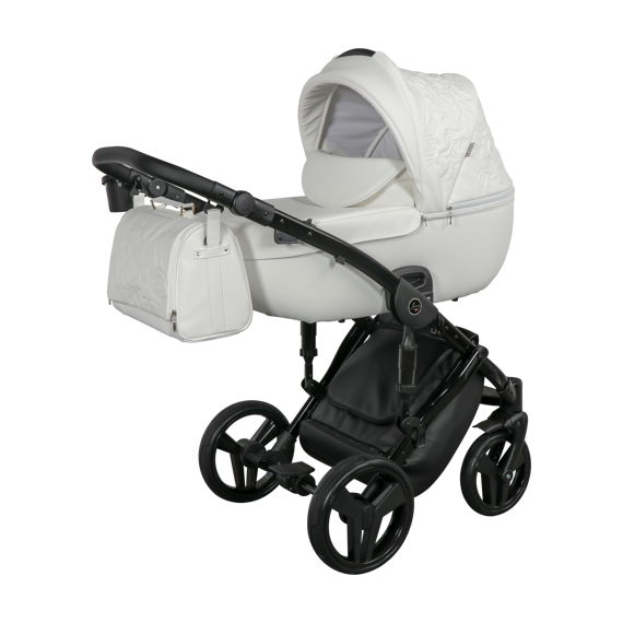 Junama Enzo 2 в 1 коляска для новорожденных, экокожа, цвет JME-01