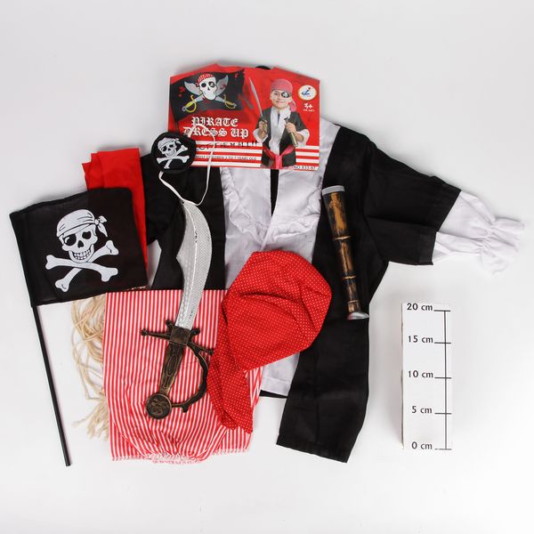 Костюм пирата с оружием и аксессуарами, детский карнавальный игровой набор пирата 833-97 PAC, артикул К51049, Snowmen. Костюм пирата с оружием и аксессуарами, детский карнавальный игровой набор пирата 833-97 PAC, артикул К51049, костюм пирата детский, детский костюм пирата, костюм пирата для мальчика, костюм пирата с оружием, карнавальный костюм пирата, новогодний костюм пирата, детский игровой набор пирата, костюм пирата на хэллоуин, костюм пирата на день рождения