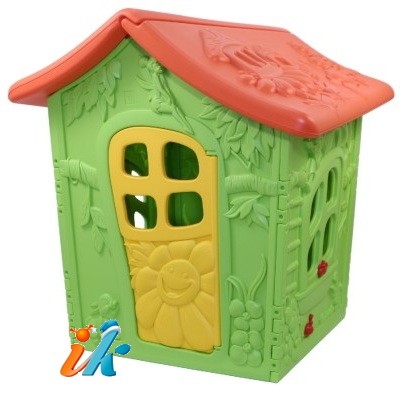 Детский игровой домик Baby Care Forest House Лесная хижина, артикул OT-12 , домик гномика, детский пластмассовый игровой домик, размер 130х140х120 см, большой игровой домик