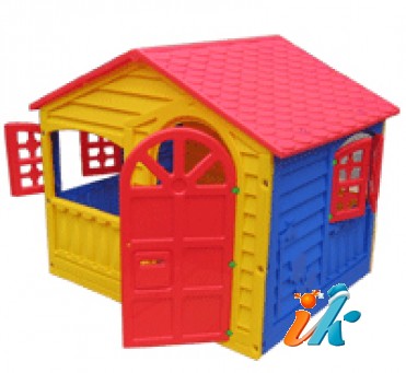 Детский игровой домик ДАЧА-115 из пластика, 130х109х115h см, фирма Marian Plast (Израиль), детские игровые домики для дачи, пластиковый детский домик купить, игровой домик для ребенка купить