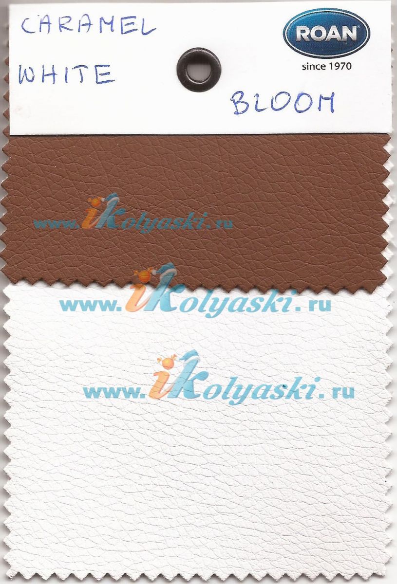 Коляска 3 в 1 Roan Bloom Caramel White для новорожденных - новинка 2020