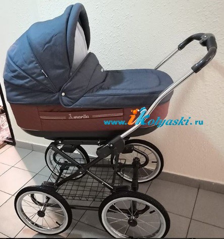 Roan Marita Deluxe Роан Марита Делюкс коляска для новорожденных 3 в 1 с автокреслом Roan Kite - цвет Z-7