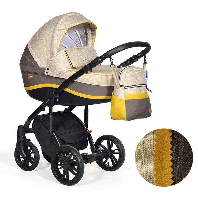 Коляска 2 в 1 Indigo Caiman Active для детей от рождения и до 3-х лет, цвет Cm-02