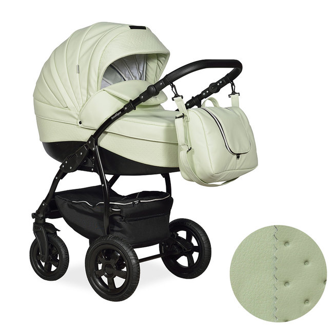 Детская коляска 3 в 1 для новорожденных Indigo Camila 18 S F на поворотных колесах, с автокреслом, цвет Cs-29