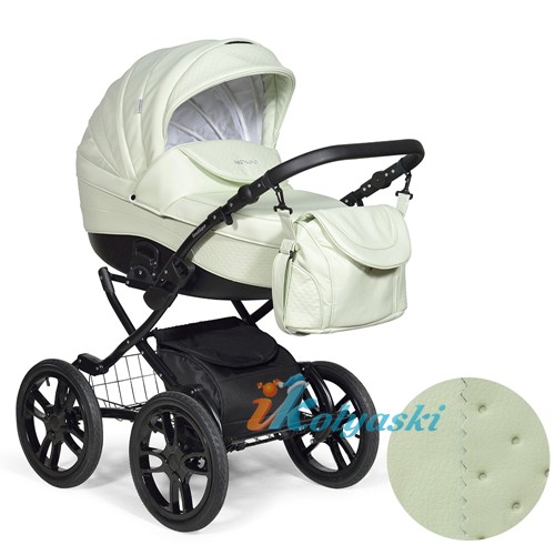 Коляска 2 в 1 INDIGO 18 Special Plus колеса надувные 14 дюймов, коляска для новорожденного на больших колесах, самые большие надувные колеса обеспечат мягкость хода, высокую проходимость и комфорт для малыша