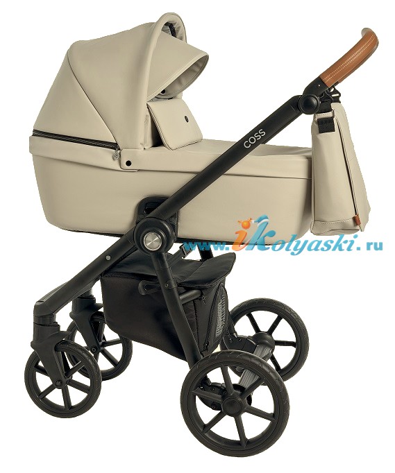Roan Coss коляска для новорожденных 3 в 1 с компактной складной рамой новые цвета 2020 - Island Stone экокожа