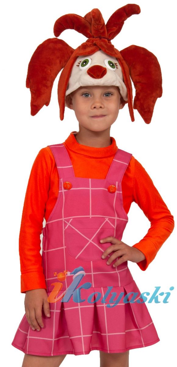 Детский карнавальный костюм для девочки Лизы Барбоскиной из мультсериала Барбоскины.