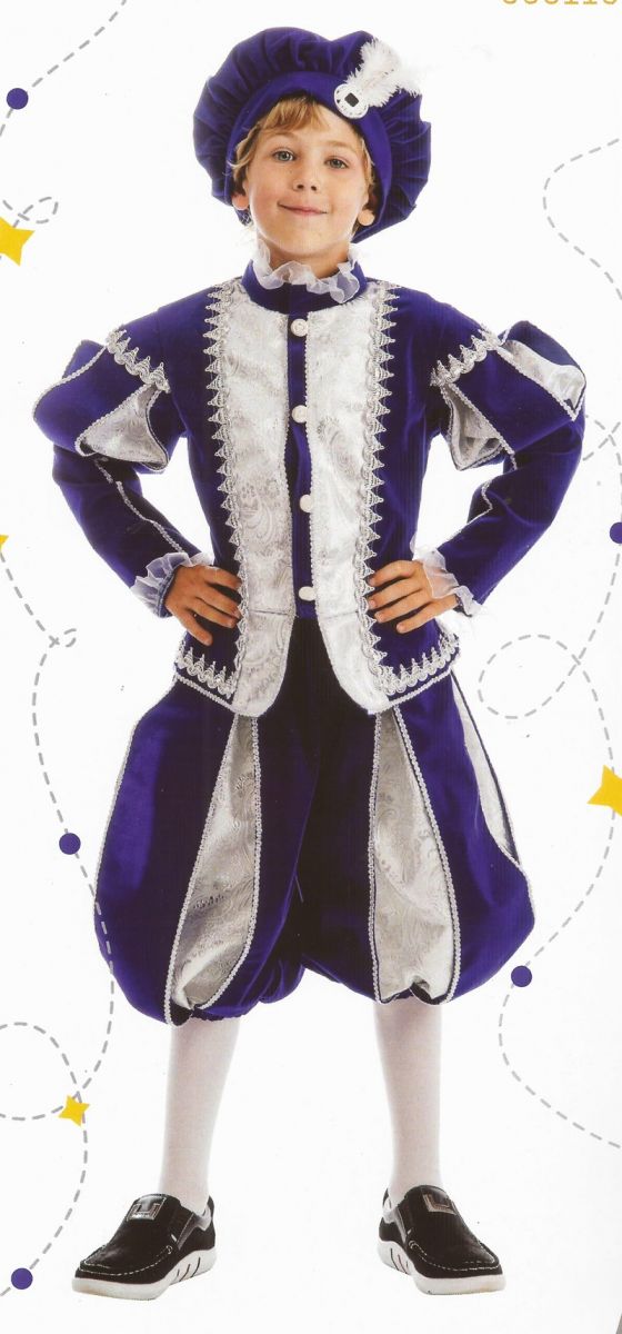 Костюм принца NEW синий, костюм Пажа, карнавальный костюм Пажа, принца для мальчика