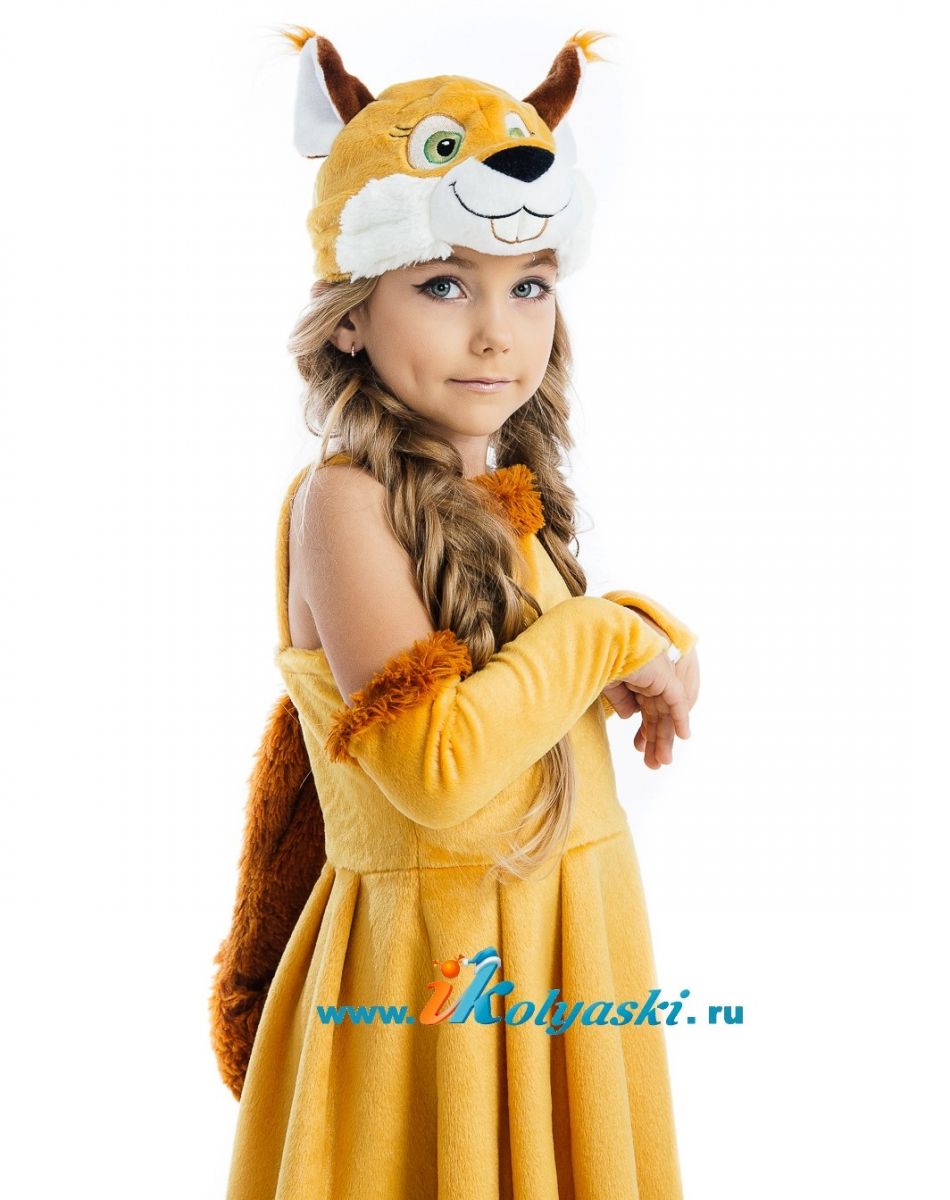 Костюм Белочки для девочки 3-7 лет купить по выгодной цене в интернет-магазине Иколяски в Москве с доставкой - заказ по телефону +7-916-265-95-93 WhatsApp, Viber, Telegram