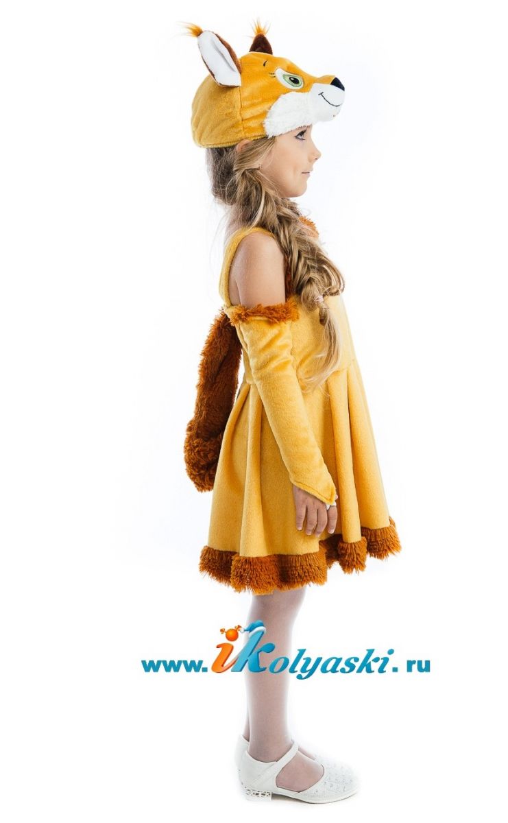 Костюм Белочки для девочки 3-7 лет купить по выгодной цене в интернет-магазине Иколяски в Москве с доставкой - заказ по телефону +7-916-265-95-93 WhatsApp, Viber, Telegram