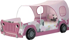Кровать-машина , кровать машина в виде джипа, кровать машина для девочки, кровать машина Веселый Джип