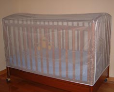 Москитная сетка на кроватку для новорожденных