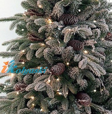 Новогодняя елка искусственная светодиодная Северная сказка 182 см, 1423 в. 400 LED ламп купить в Москве в интернет-магазине  ikolyaski.ru с бесплатной доставкой 