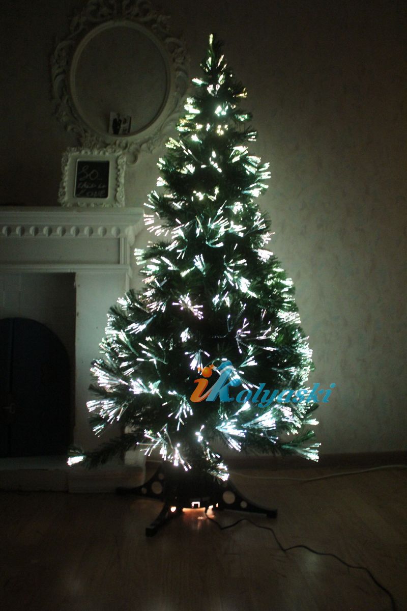  Новогодняя оптоволоконная елка Монмартр 120 см, елка со светящимися иголками, елка-световод, GiftTree Crafts Company, USA