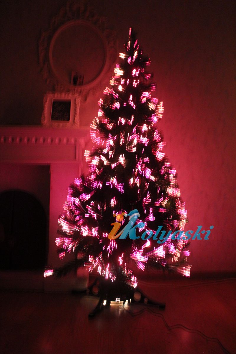 Новогодняя оптоволоконная елка Монмартр 150 см, елка со светящимися иголками, елка-световод, GiftTree Crafts Company, USA