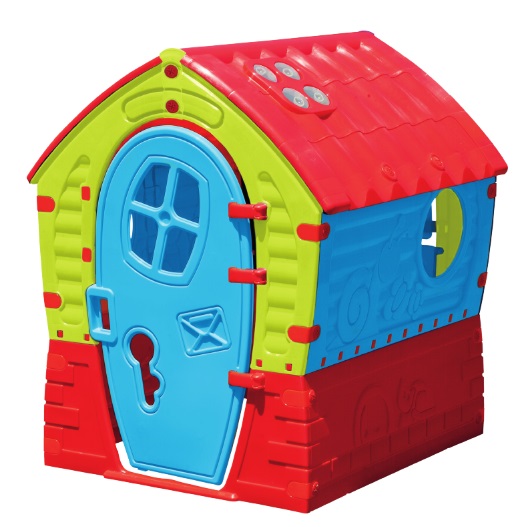 Детский игровой пластиковый домик для дачи Лилипут PalPlay Польша, артикул 680 - купить в интернет-магазине в Москве с доставкой