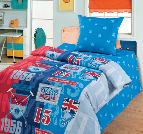 постельное белье Поло, подходит для детей подростков, для кроватей машин, размером 190х90 см