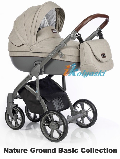 коляска для новорожденных Roan Bass Soft LE 3 в 1 Basic Collection цвет Nature Garden коляска для новорожденных Roan Bass Soft LE 3 в 1 Basic Collection цвет Nature Garden